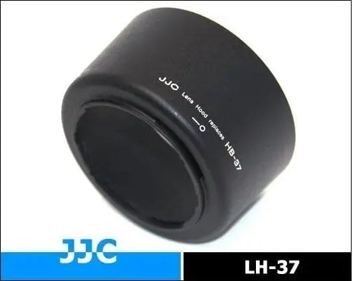 Parasol objektivi JJC LH-37 për Nikkor 55-200mm, zëvendëson Nikon HB-37, e zezë