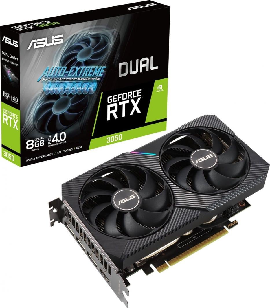 Kartelë grafike Asus Dual RTX 3050 Gaming 8GB GDDR6