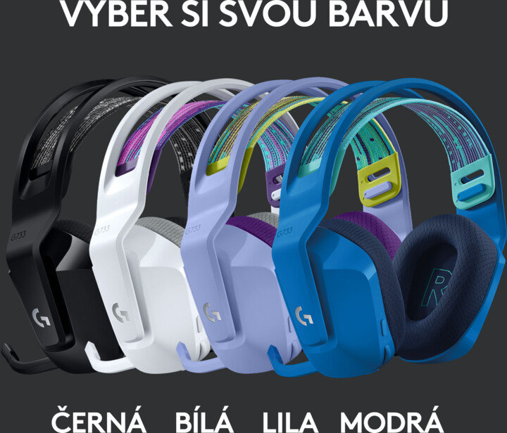 Kufje Logitech G733 Lightspeed, të kaltra