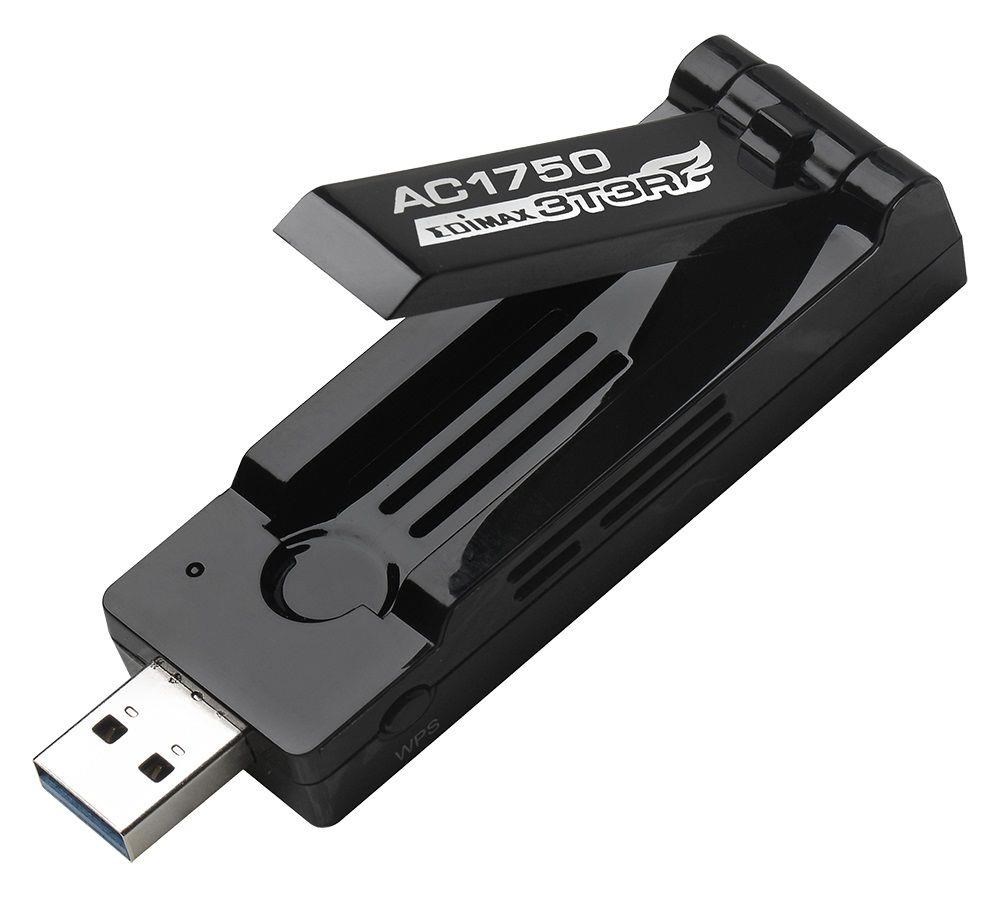 Kartë rrjeti Edimax EW-7833UAC, WLAN 1300 Mbps, USB 3.0, e zezë