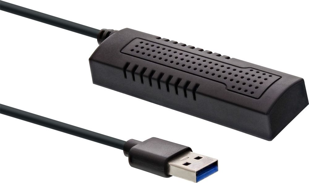 Adapter USB InLine 76671B, SATA në USB 3.1, 6 Gb/s, i zi