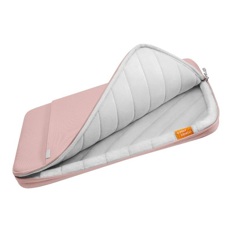 Mbështjellëse laptopi Tomtoc, 14", xhep frontal, rozë