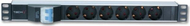 Prizë zgjatëse me siguresë Techly PDU, 19 ", 1U, 6 priza