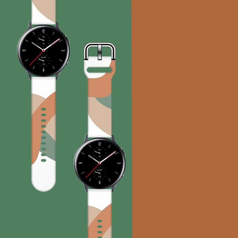 Rrip ore inteligjente Hurtel Strap Camo për Samsung Galaxy Watch 46mm, silikon, kamuflazh, shumëngjyrësh