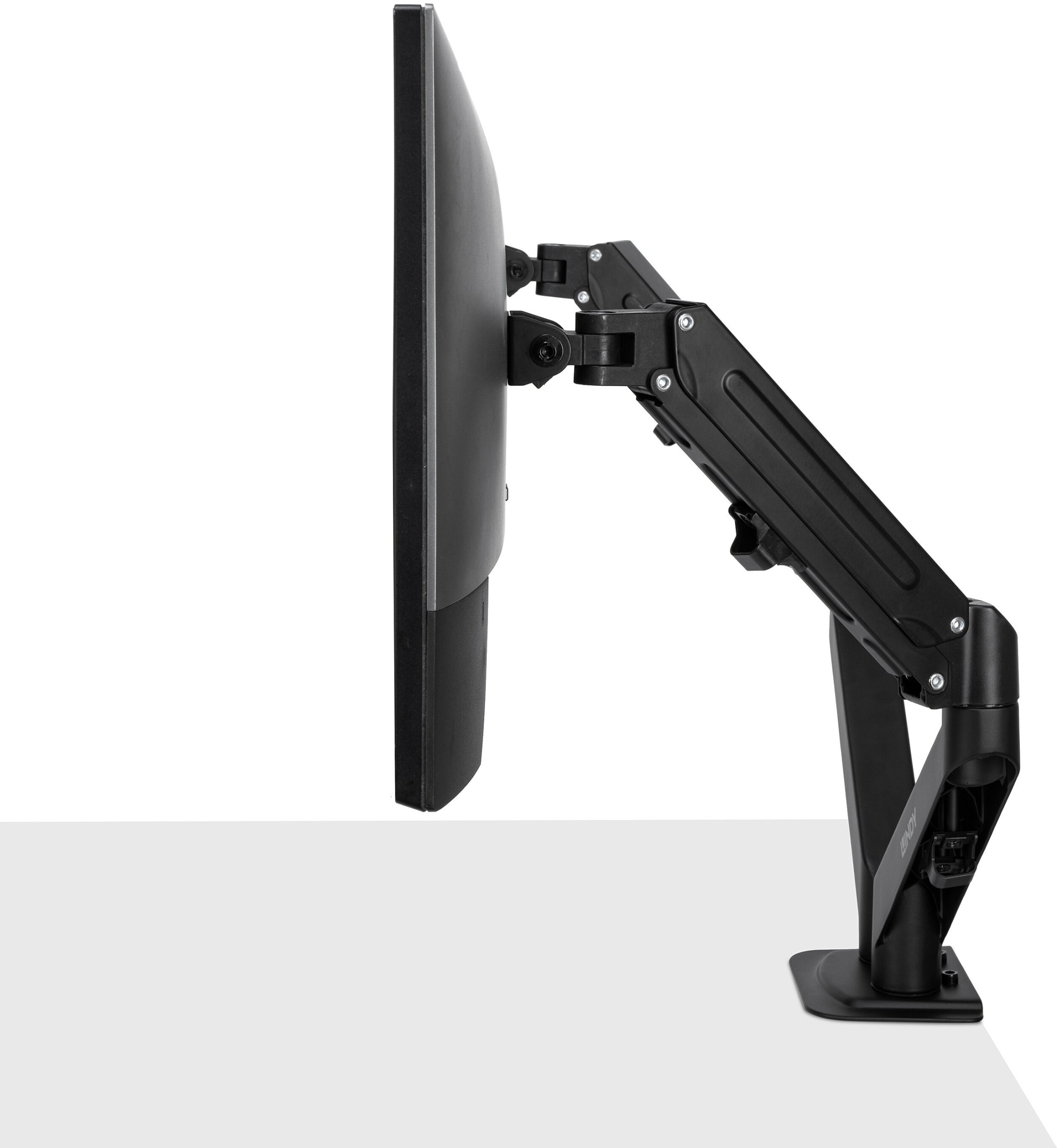 Mbajtëse monitori Lindy 40708, deri 27", gas spring, e zezë