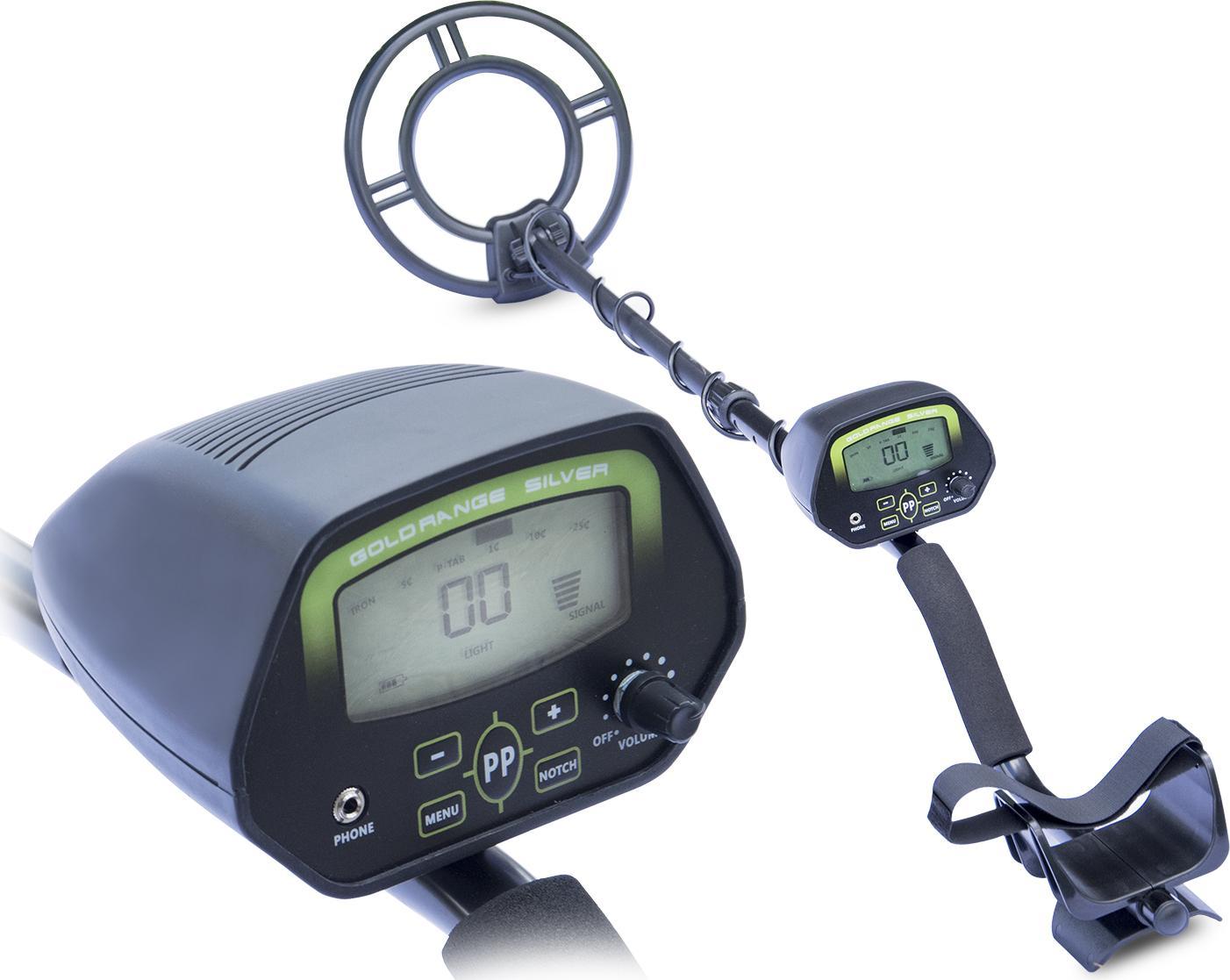 Detektor metalesh Cobra Tector CT-1037, sondë 250mm, ekran LCD, i zi