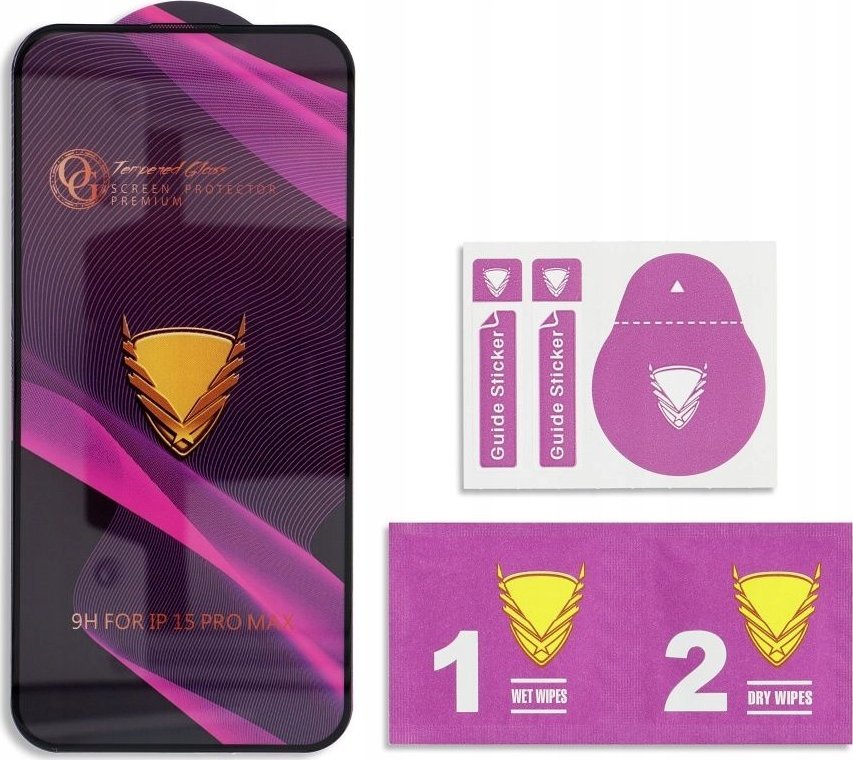 Mbrojtëse ekrani Tempered Glass OG Premium për Xiaomi Redmi Note 14 Pro, 4G 5G, e zezë