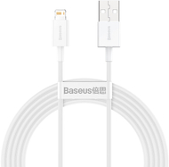BASEUS кабел Superior Series USB-A - Lightning, брзо полнење, 2.4A, 2m, бело