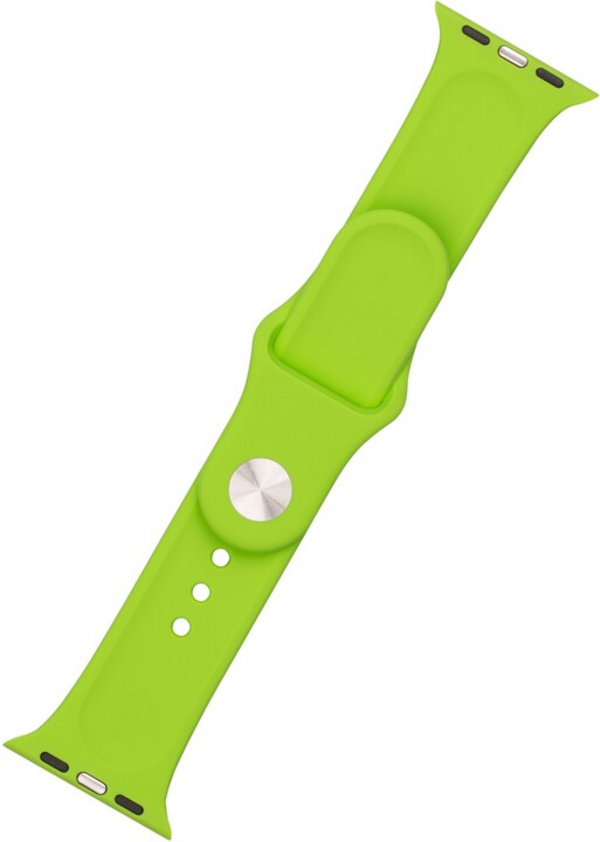 [OUTLET] Rrip silikoni FIXED për Apple Watch 38/40/41mm, i gjelbërt, 2 gjatësi