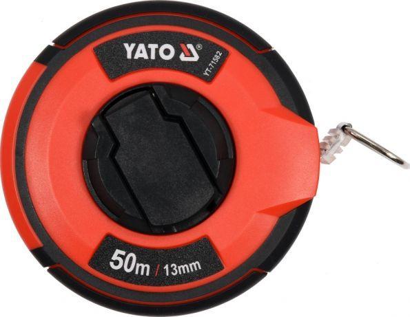 Metër shirit Yato YT-71582, çelik 50m, 13mm, portokalli