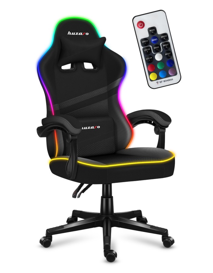 Karrige Huzaro Force 4.4 RGB, e zezë