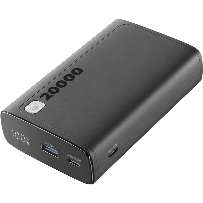 Powerbank Cellularline Elite, 20000 mAH, 20W, i zi
