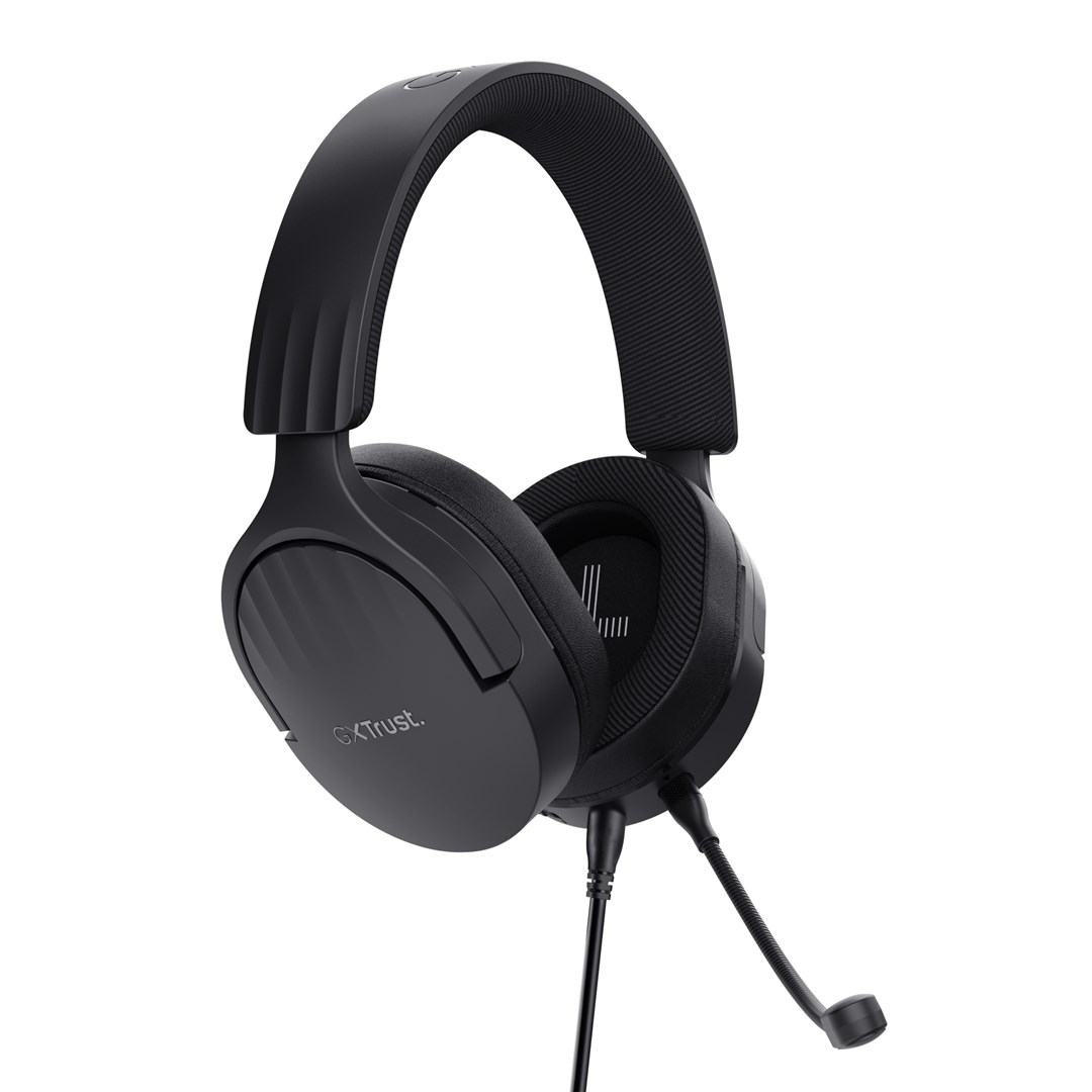 Kufje gaming Trust GXT 489 Fayzo, Multiplatform, 50mm Drivers, të zeza