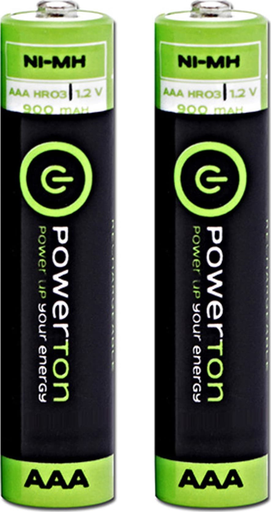 Bateri të rikarikueshme Powerton AAA HR03, 1.2V, 900 mAh, paketim 2 copë