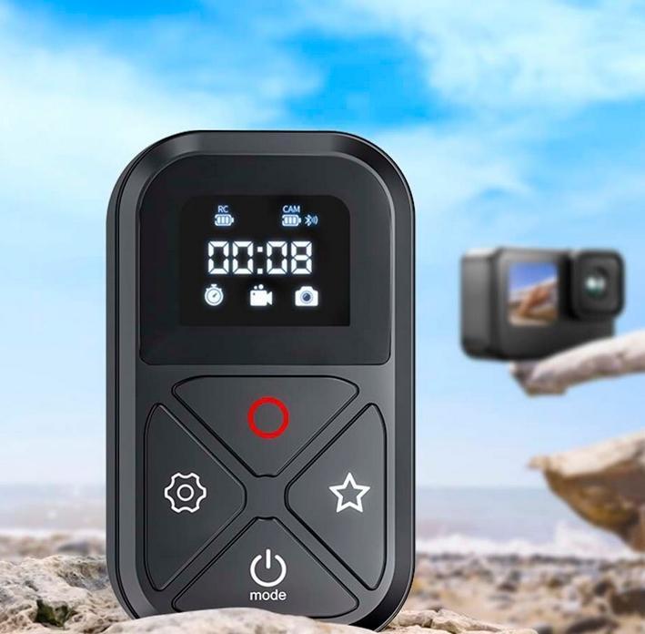 Telekomandë Bluetooth Telesin GP-RMT-T10 për GoPro Hero 10 9 8 Black Max, 80m, IP54, e zezë