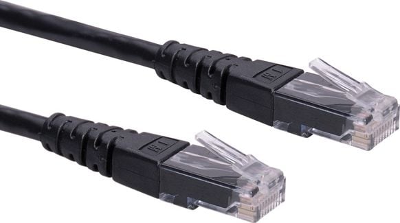 Kabllo rrjeti ROLINE UTP Patch Cord Cat.6, 2m, e zezë