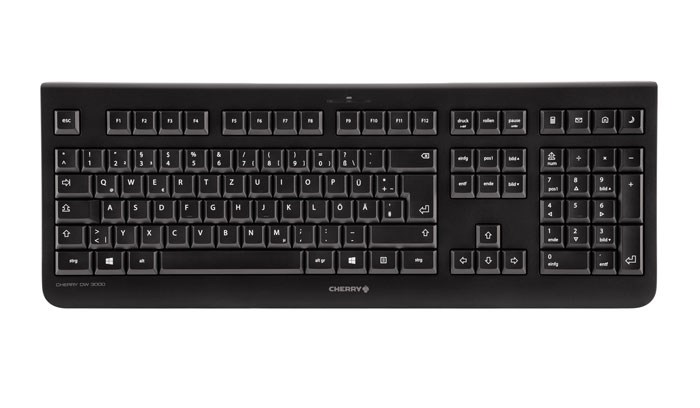 Set tastierë dhe maus CHERRY DW 3000, Pa kabllo, 1200 DPI, i zi