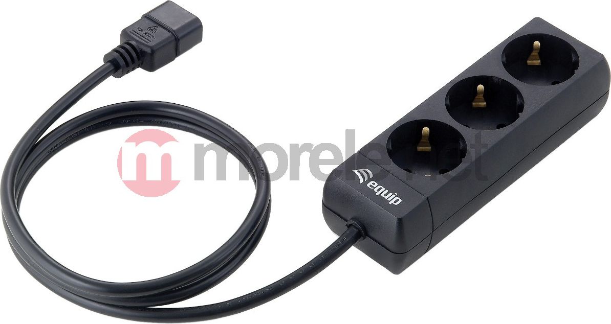 Zgjatës elektrik Equip 3 Outlet, 3 dalje, i bardhë