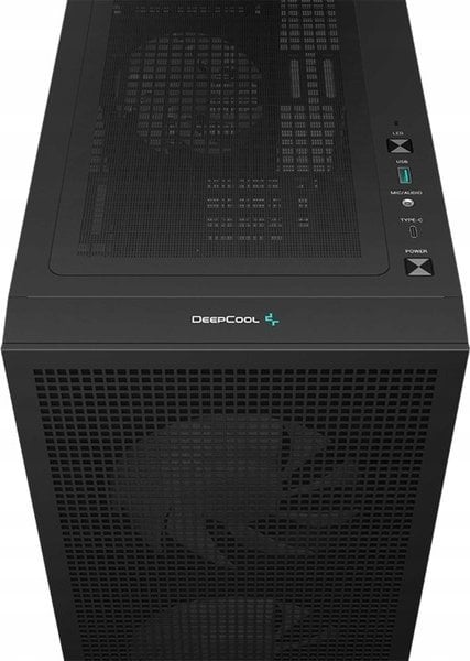Kasë Deepcool CH360 ARGB, e zezë, Mini Tower