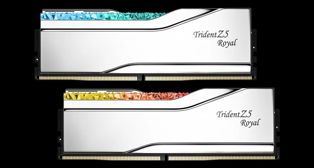 Memorie RAM G.Skill Trident Z5 Royal, 32GB, DDR5, 7200MHz, CL34, e argjendtë