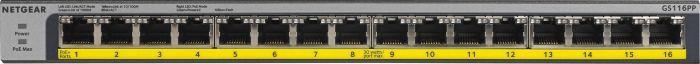 Switch NETGEAR GS116PP-100EUS, 16x Gigabit Ethernet, PoE+