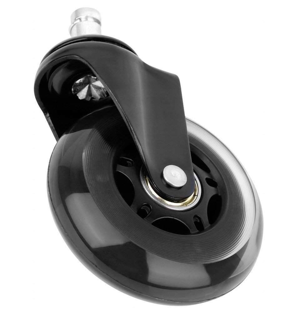 Set rrotash për karrige zyre General, 5 copë, gomë, lëvizje e qetë