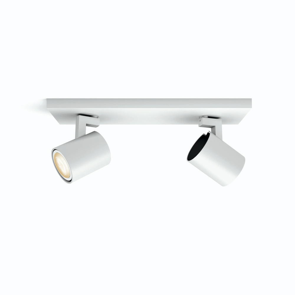 Spot tavani Philips Hue White Ambiance Runner Double, LED, smart Bluetooth Zigbee, i bardhë