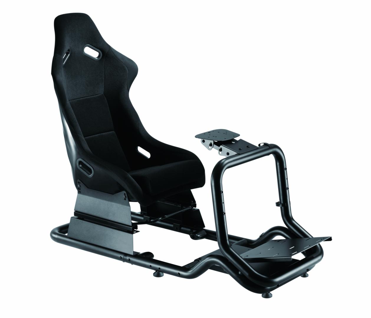 Karrige gaming Serioux Cockpit, bazament për monitor, e zezë 2