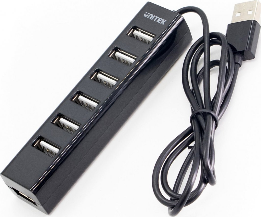 HUB USB Unitek, 7 x USB 2.0, i zi