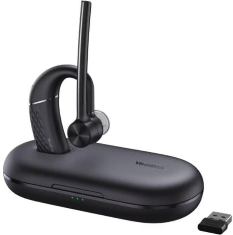Безжични слушалки Yealink H71 Pro US C, со основа за полнење, со USB донгл, црна