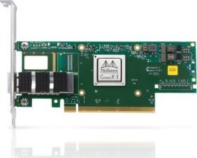 Kartelë rrjeti Mellanox Technologies MCX653105A-ECAT, ConnectX-6, PCI Express, jeshile