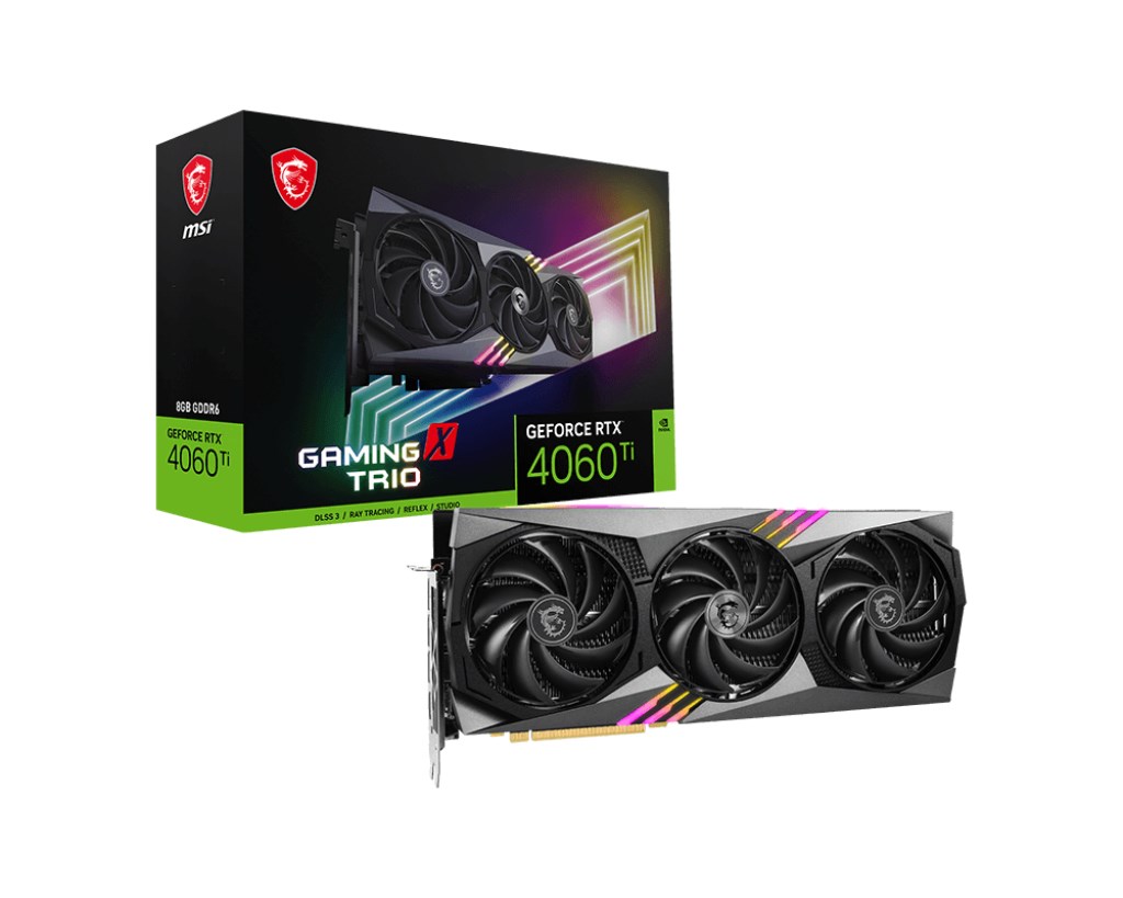 Kartë grafike MSI Gaming NVIDIA GeForce RTX 4060 Ti, 8 GB GDDR6