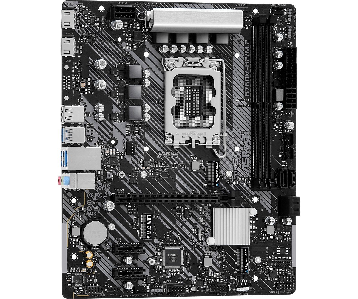 Pllakë amë ASRock B760M-H2/M.2 3