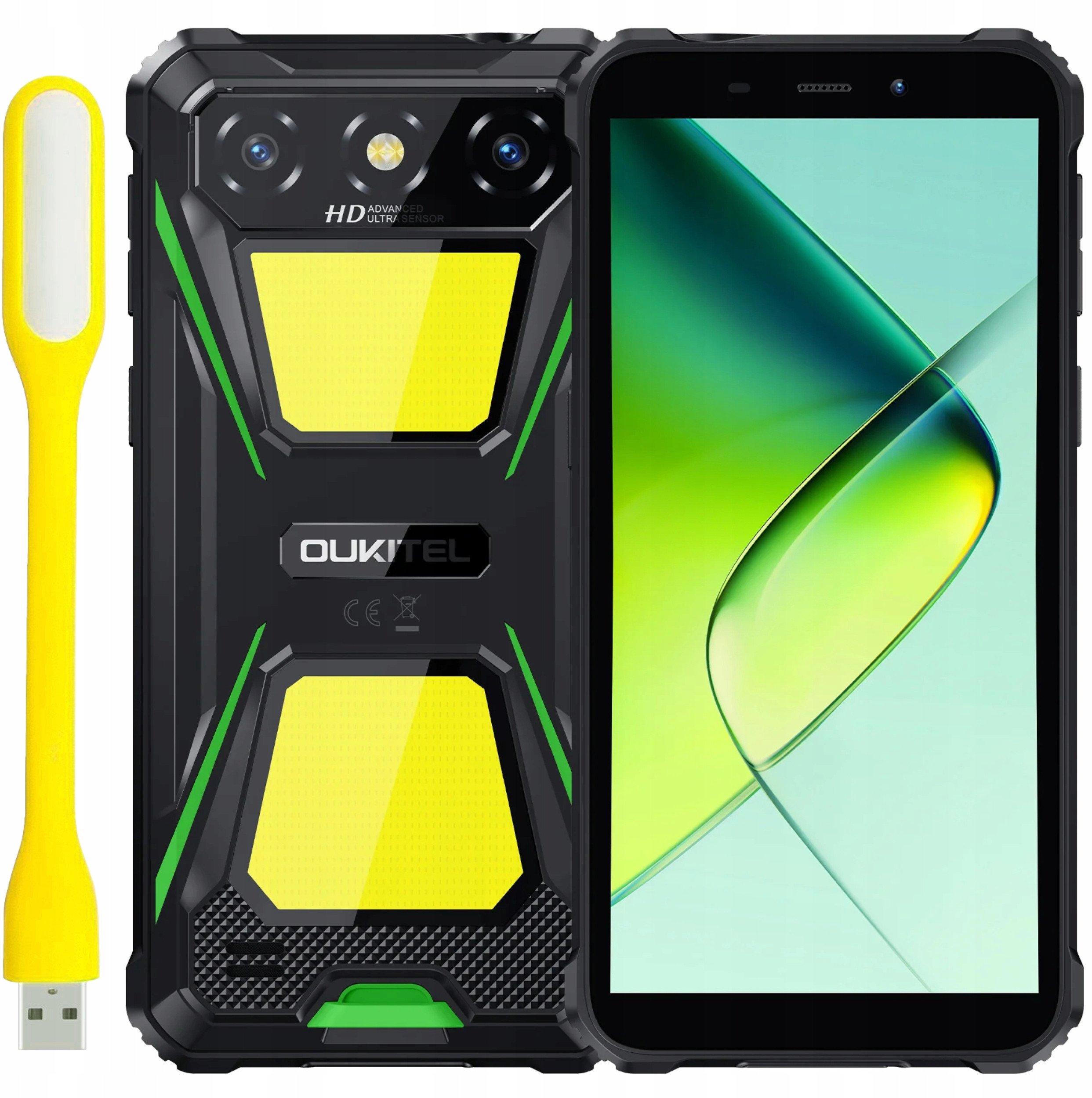 Telefoni Oukitel G5, 4GB RAM, 128GB, 6300mAh, i gjelbër