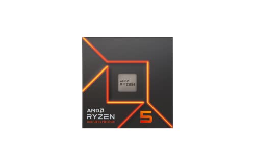 Procesor AMD Ryzen 5 7600, 6 bërthama 12 thread, 5.2 GHz Max Boost, argjendtë