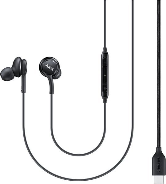 Kufje Samsung GH59-15252A, me kabllo, USB Type C, gri