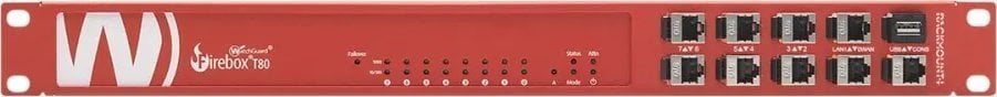Kit montimi në raft Rackmount IT RMWGT7I, 1U, për WatchGuard T80 T85, i kuq