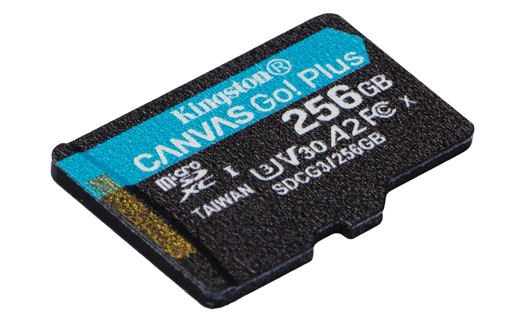 Kartë e memories Kingston Canvas Go Plus, MicroSD, 256 GB, Class 10 + përshtatës SD