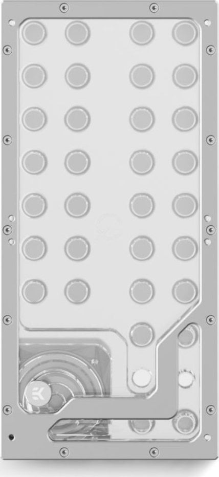 Distroplate për ftohje uji EK Water Blocks EK QuantumX Loophole D5 PWM, me pompë D5, argjend