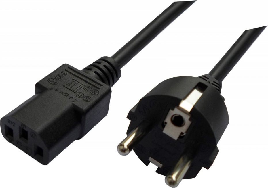 Kabllo rryme Savio CL-89 CEE 7/7,e zezë