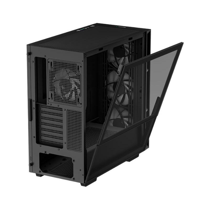 Kuti kompjuteri Deepcool CH560 ARGB, Midi Tower, me fllad ARGB, e zezë