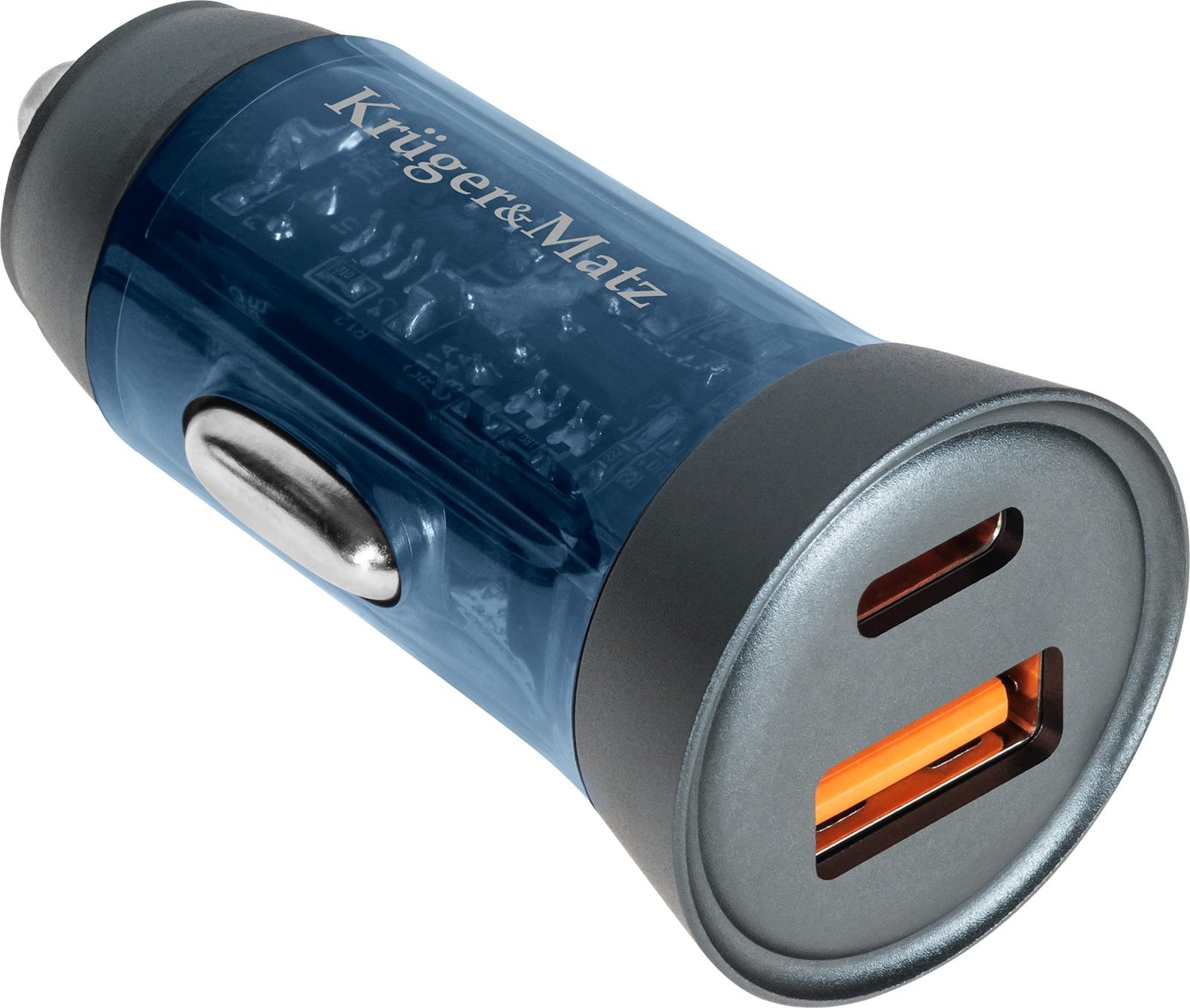 Karikues veture Kruger&amp;Matz KM0872, 43W, USB A dhe USB C, i zi