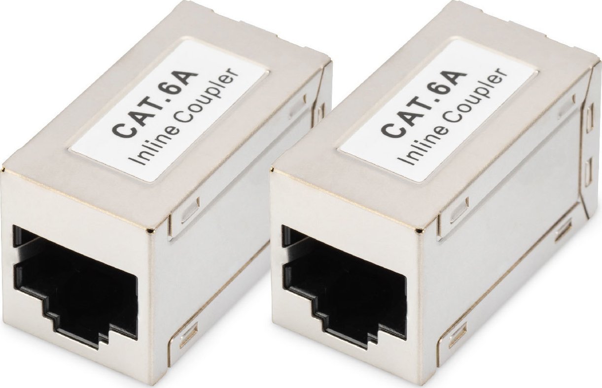 Bashkues rrjeti Digitus CAT 6A, i ekranizuar, 500MHz, set 2 copë