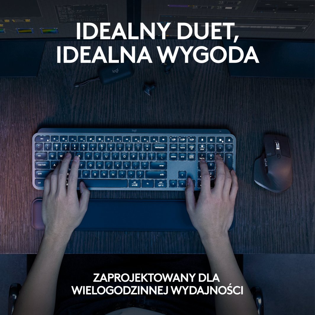 Set tastierë dhe maus Logitech MX Keys S Combo Graphite