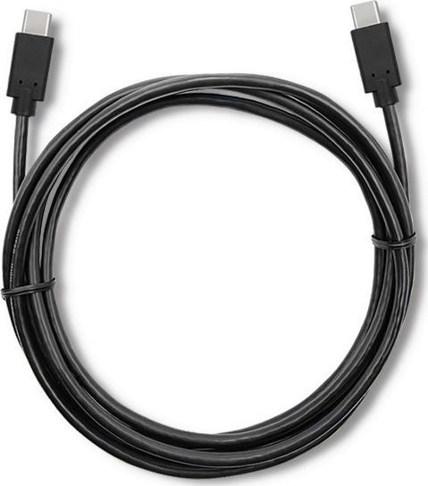 Kabllo USB Qoltec USB-C në USB-C, 3m, e zezë