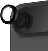 Mbrojtëse kamerë PanzerGlass Hoops, për iPhone Air, xham i temperuar, unaza metalike, e zezë