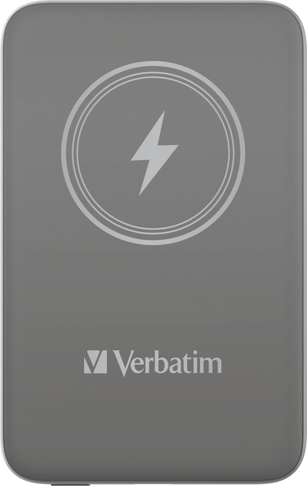Power bank Verbatim Charge n Go, 10000mAh, wireless magnetik 15W, gri