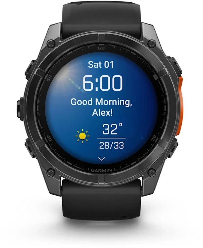Ora sportive Garmin Fenix 8, 51mm, GPS, e zezë