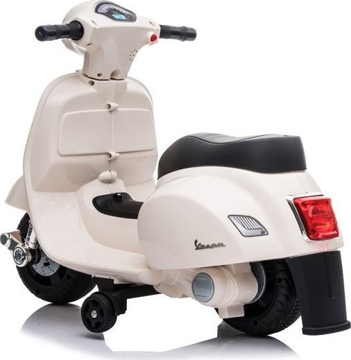 Skuter elektrik për fëmijë Vespa PA0238, bateri, rrota ndihmëse, rozë