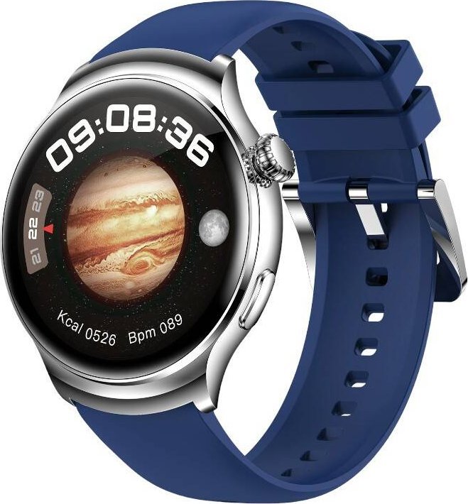 Smartwatch BlitzWolf BW-AT4, ekran 1.52" AMOLED, Bluetooth, blu